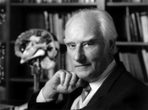 Francis Harry Compton Crick em seu escritório. Foto: Marc Lieberman